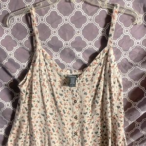 Dressy floral tank
